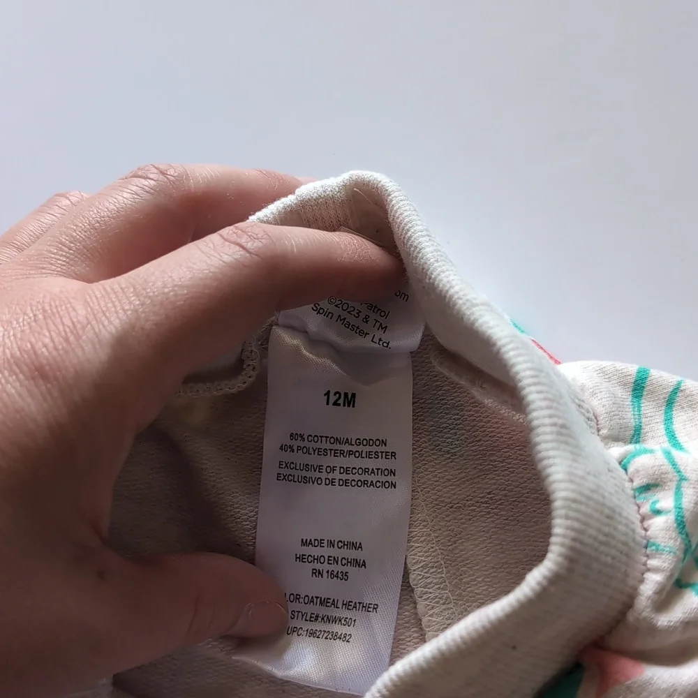 Paw Patrol 12 months Pup Power Tshirt and Short Set, Everest and Skye - Picture 10 of 11